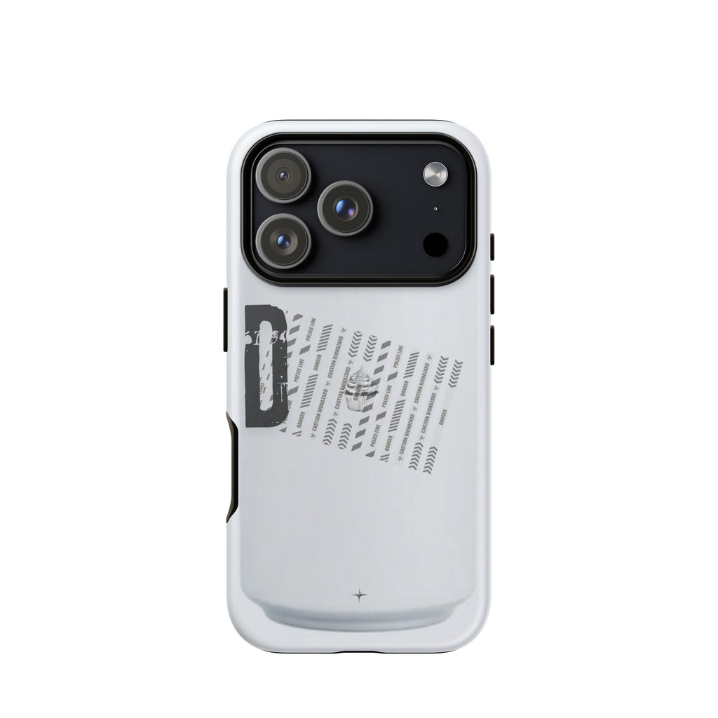Ivory Architect white tough iphone case 17 pro geometric minimal design can-inspired aesthetic case