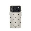 Custom charming heart iPhone case 17 pro cute design.