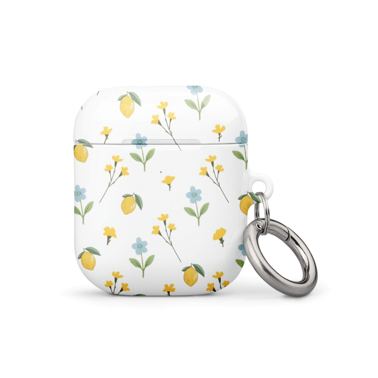 Custom fresh flower day AirPods case gen1 botanical bloom aesthetics.