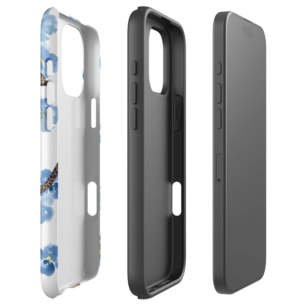 Custom cute leopard iphone case 16 pro max slim and lightweight.