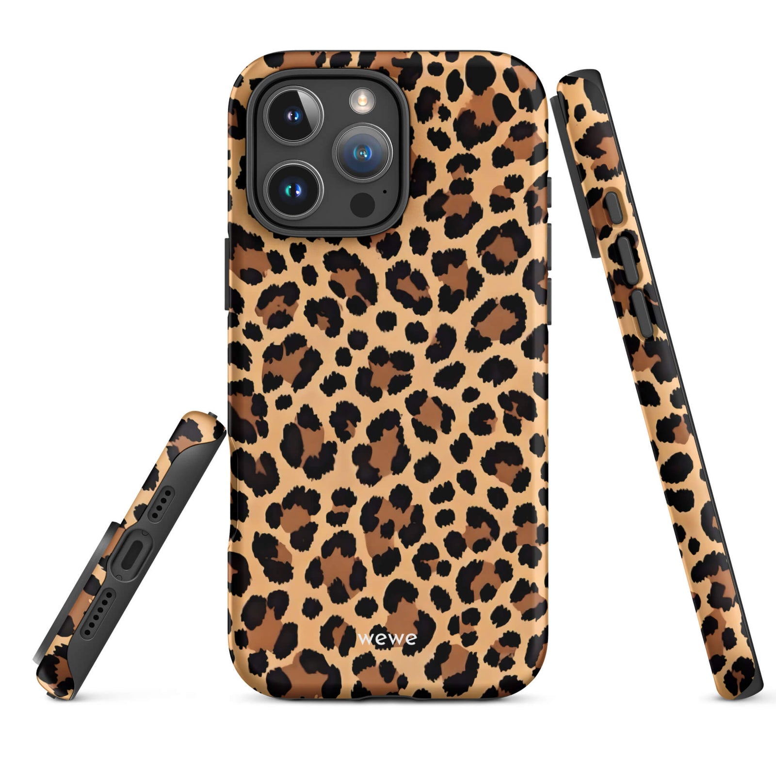 Custom leopard graphic iphone case 16 pro max fashion aesthetic.