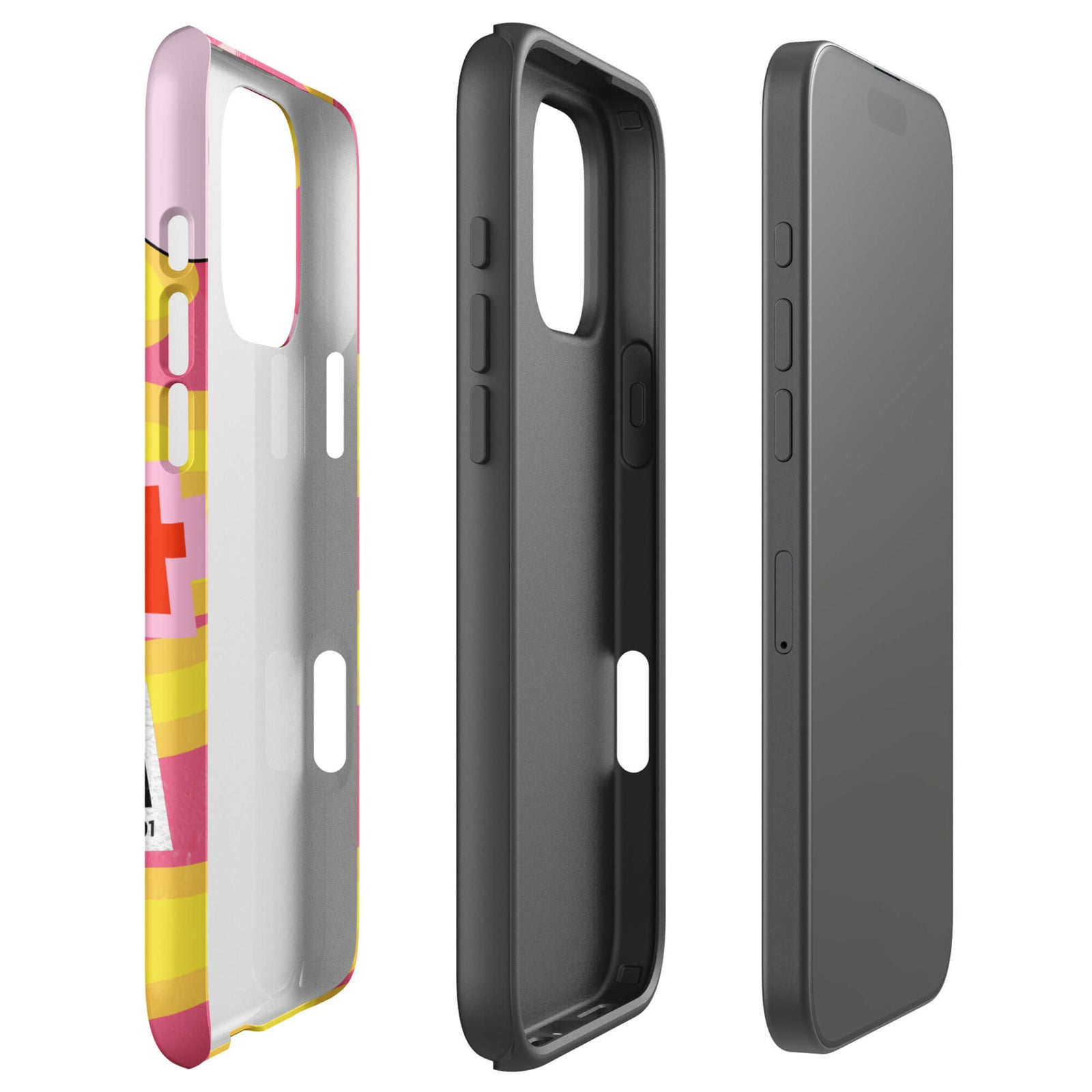 Custom sweet love ticket iphone case 16 pro max dual-layer shockproof protection.