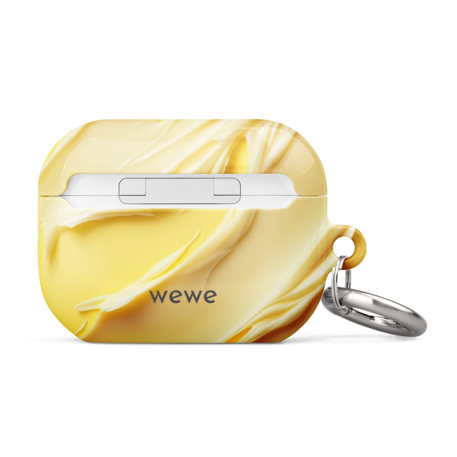 Custom vanilla yellow AirPods case pro gen2 delightful aesthetic.