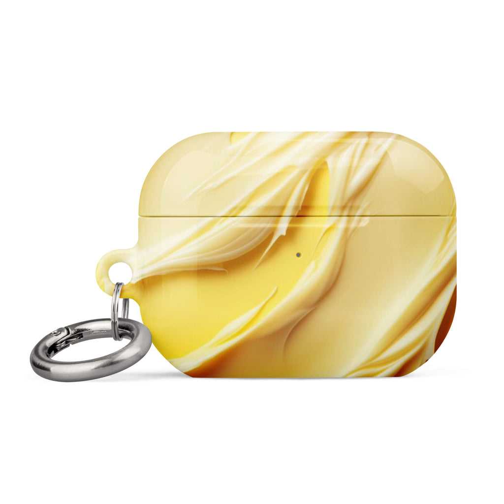 Custom vanilla yellow AirPods case pro gen2 delightful aesthetic.
