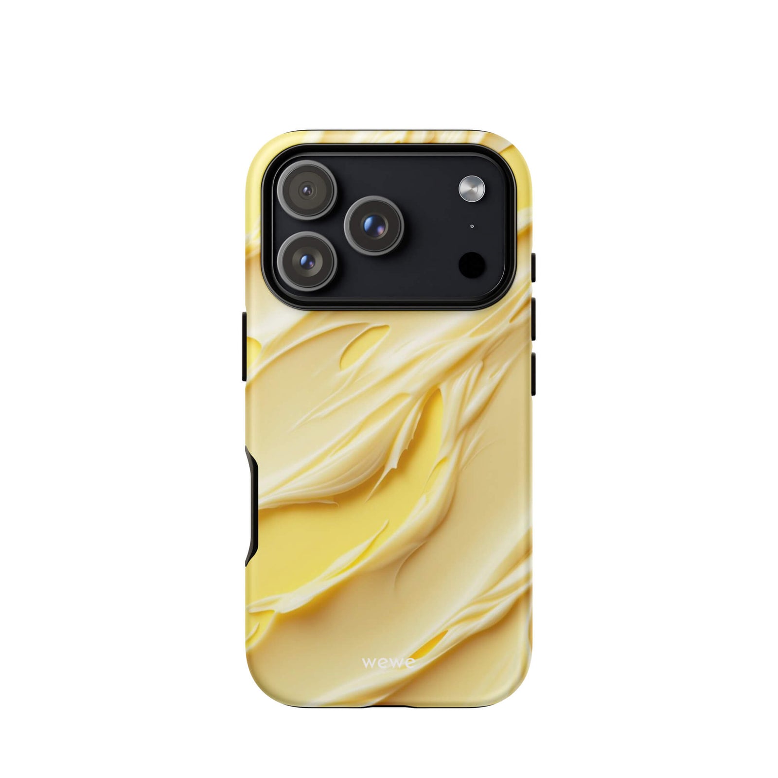 Custom vanilla yellow iphone case 17 pro delightful aesthetic.