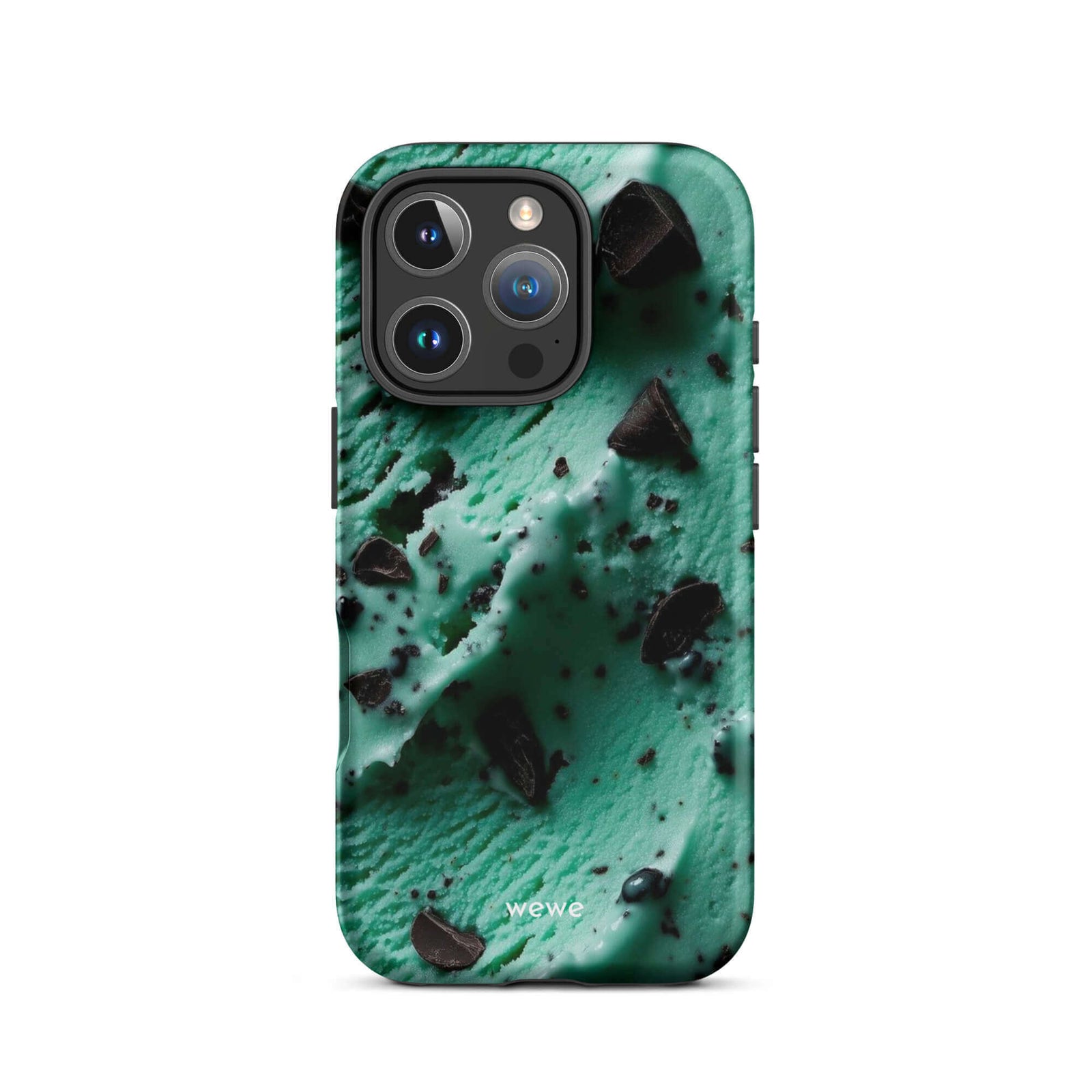 Custom mint chip chill iphone case 16 pro playful gift.
