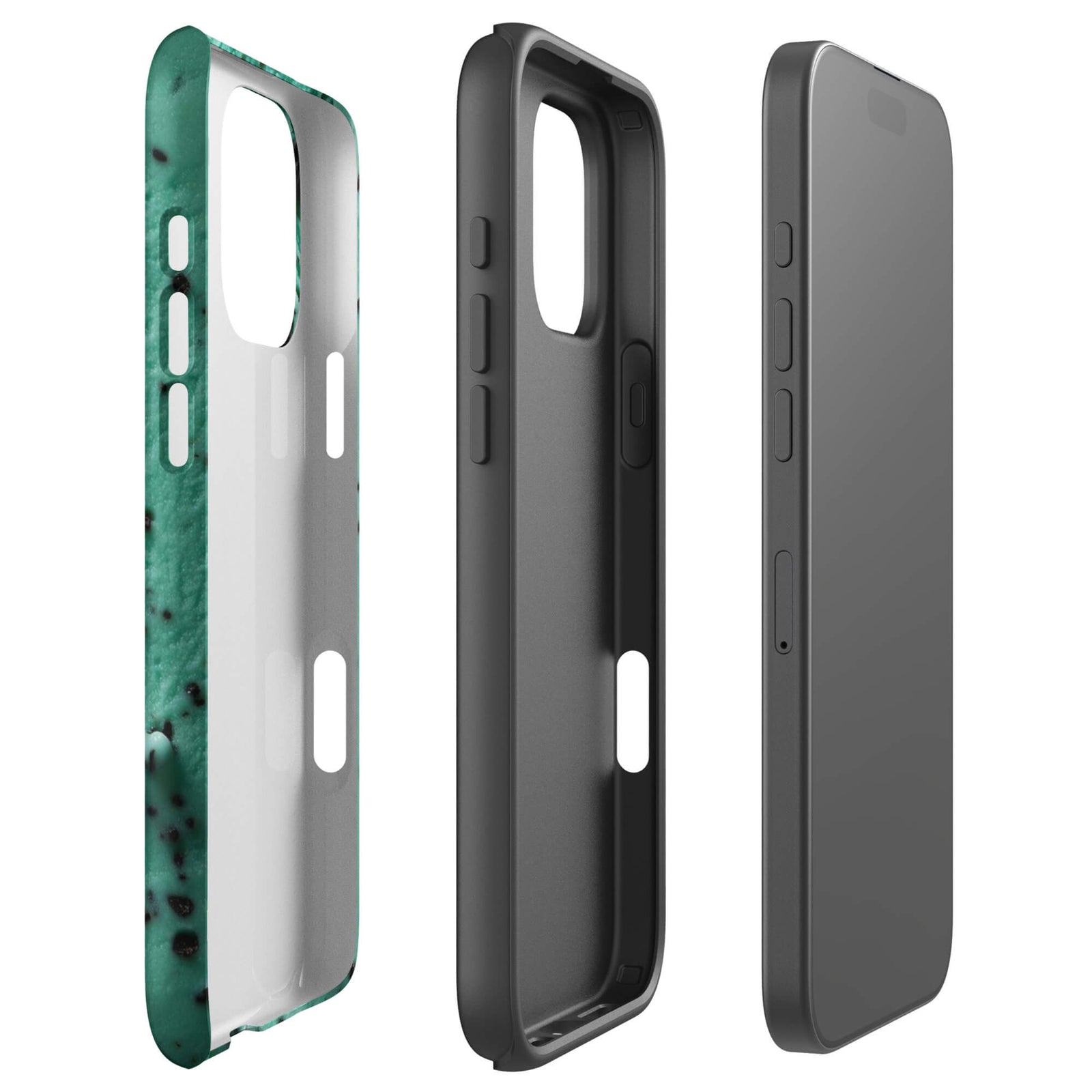 Custom mint chip chill iphone case 16 pro max slim protective.