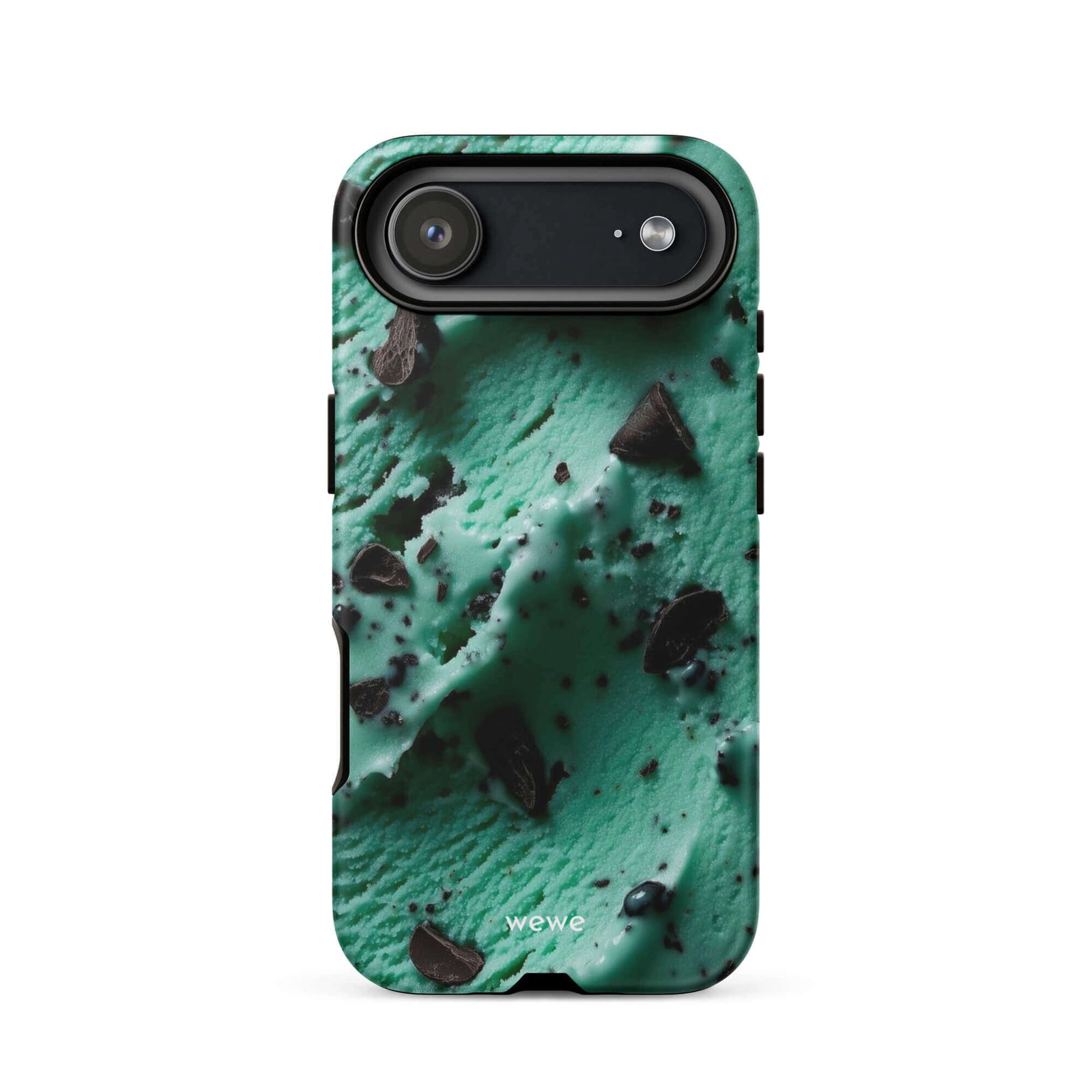 Custom mint chip chill iphone case 17 air playful design.