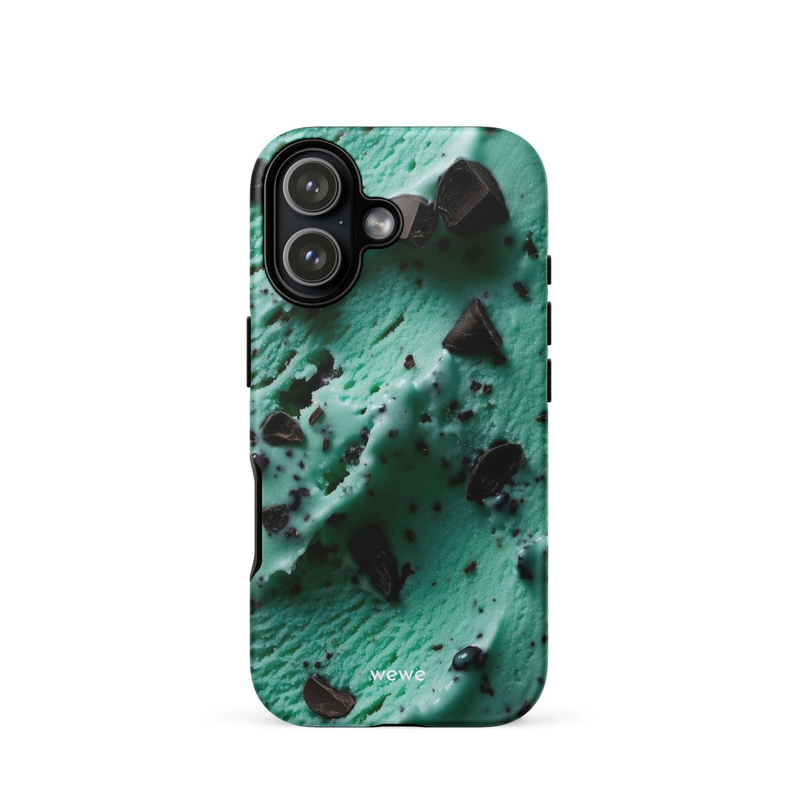 Custom mint chip chill iphone case 17 playful design.