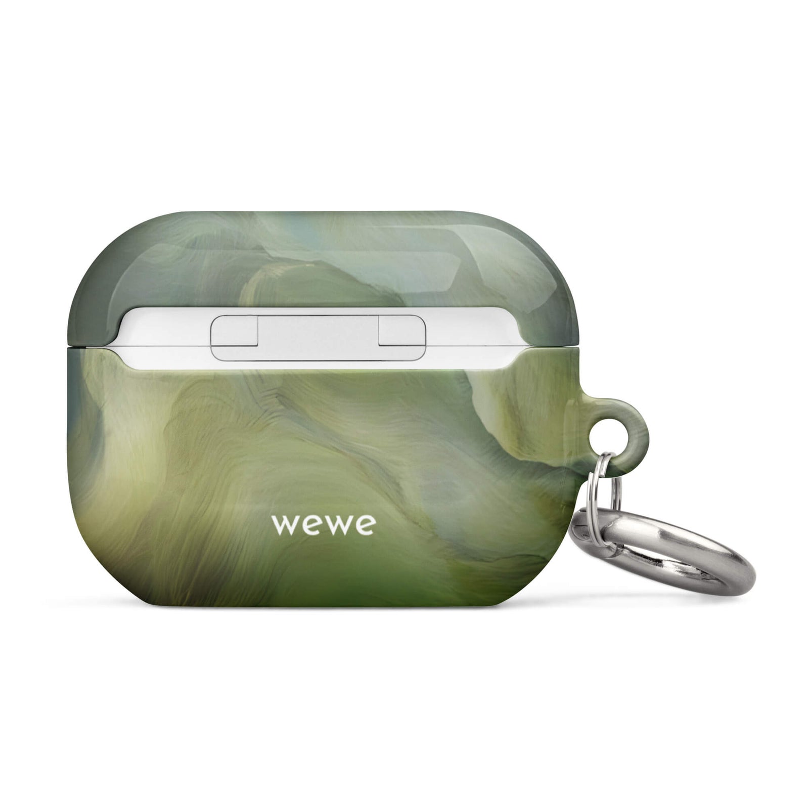 Custom sage green garden airpods case pro gen2 natural landscapes aesthetic.