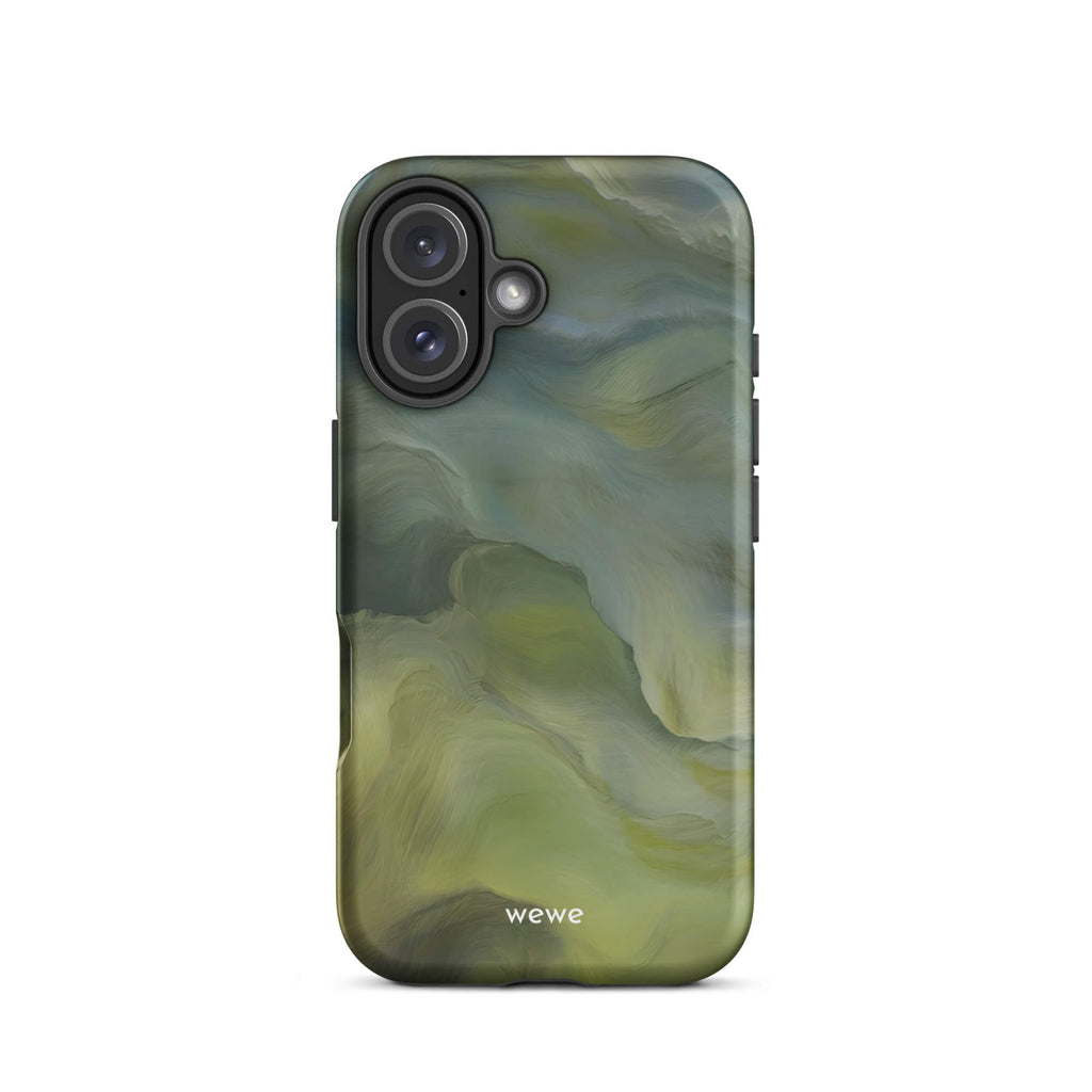 Custom sage green garden iphone case 16 natural landscapes aesthetic.