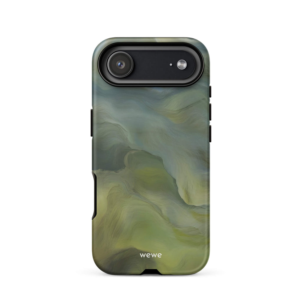 Custom sage green garden iphone case 17 air natural landscapes aesthetic.