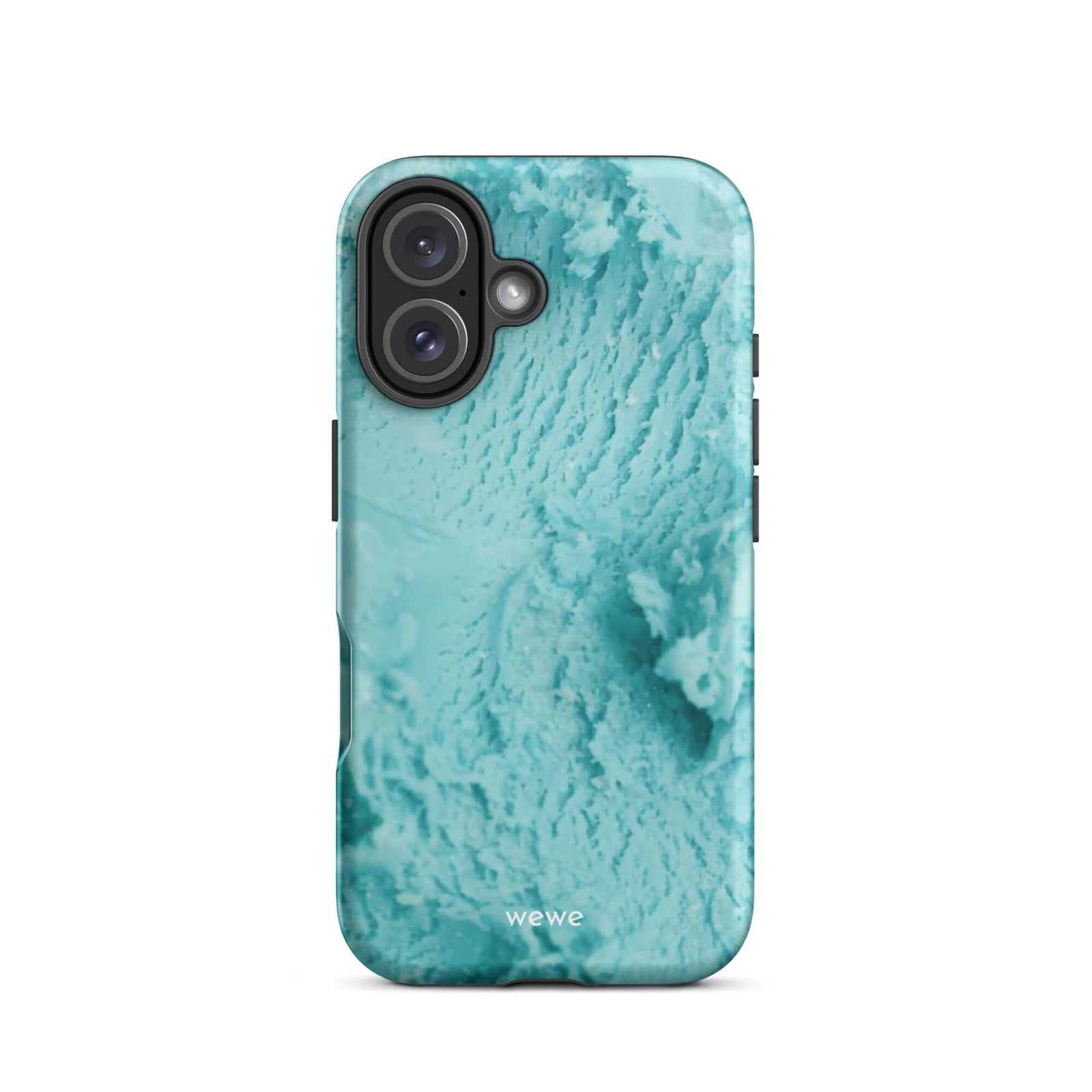 Custom coastal blue iphone case 16 blue tones gift.