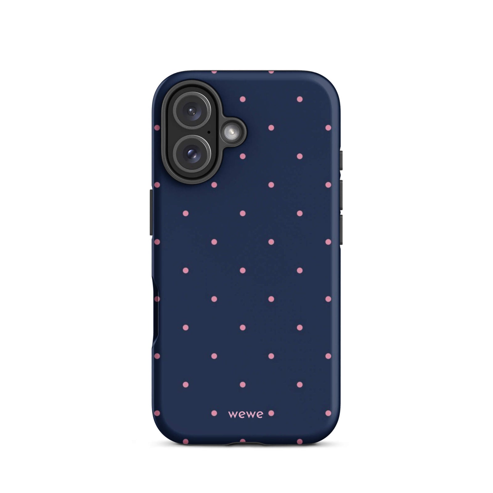 Custom navy micro polka dot iphone case 16 micro pink polka dot.