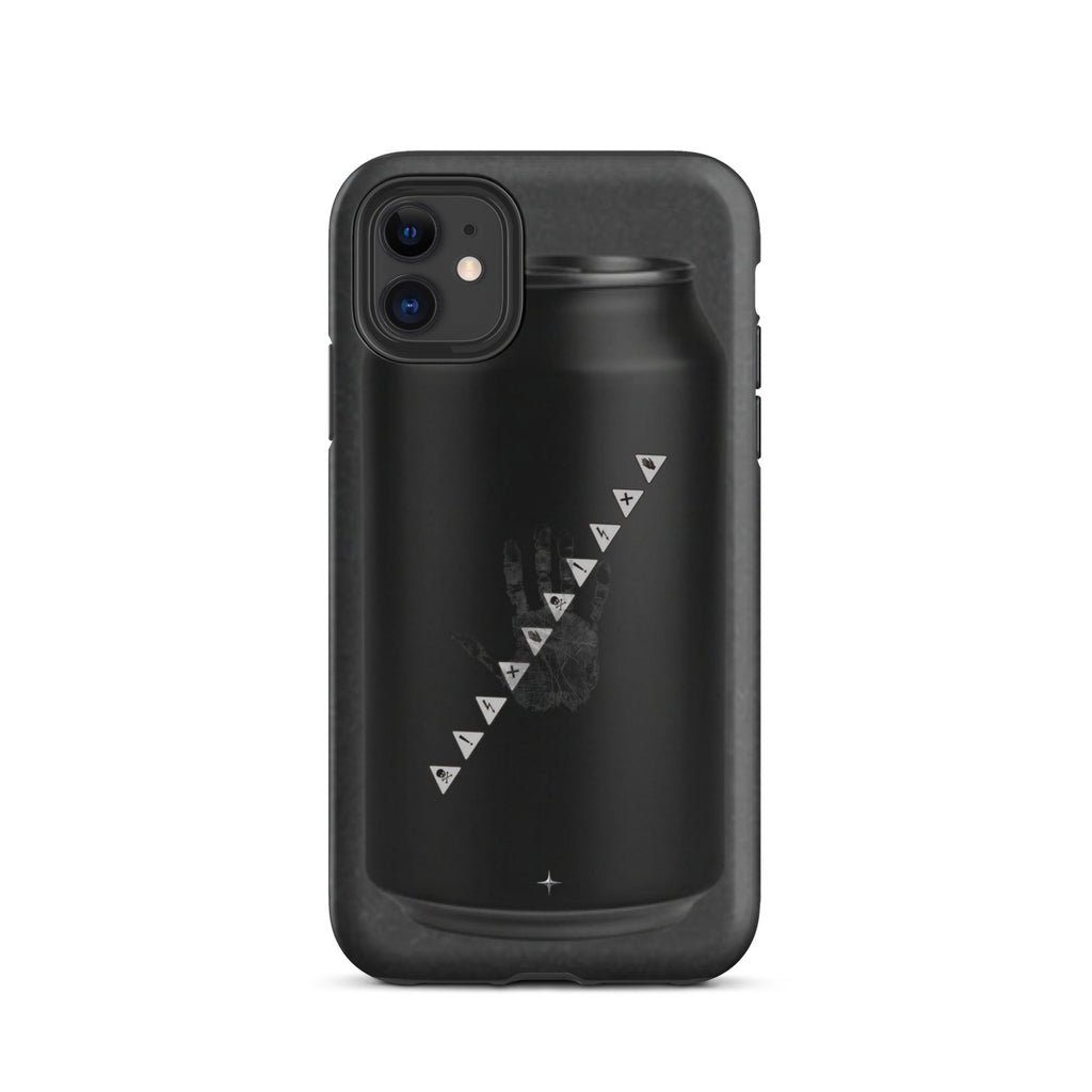 No Signal black tough iphone case 11 anti social streetwear aesthetic minimal dark design case