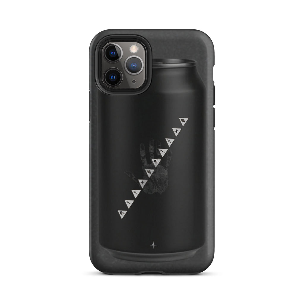 No Signal black tough iphone case 11 pro anti social streetwear aesthetic minimal dark design case