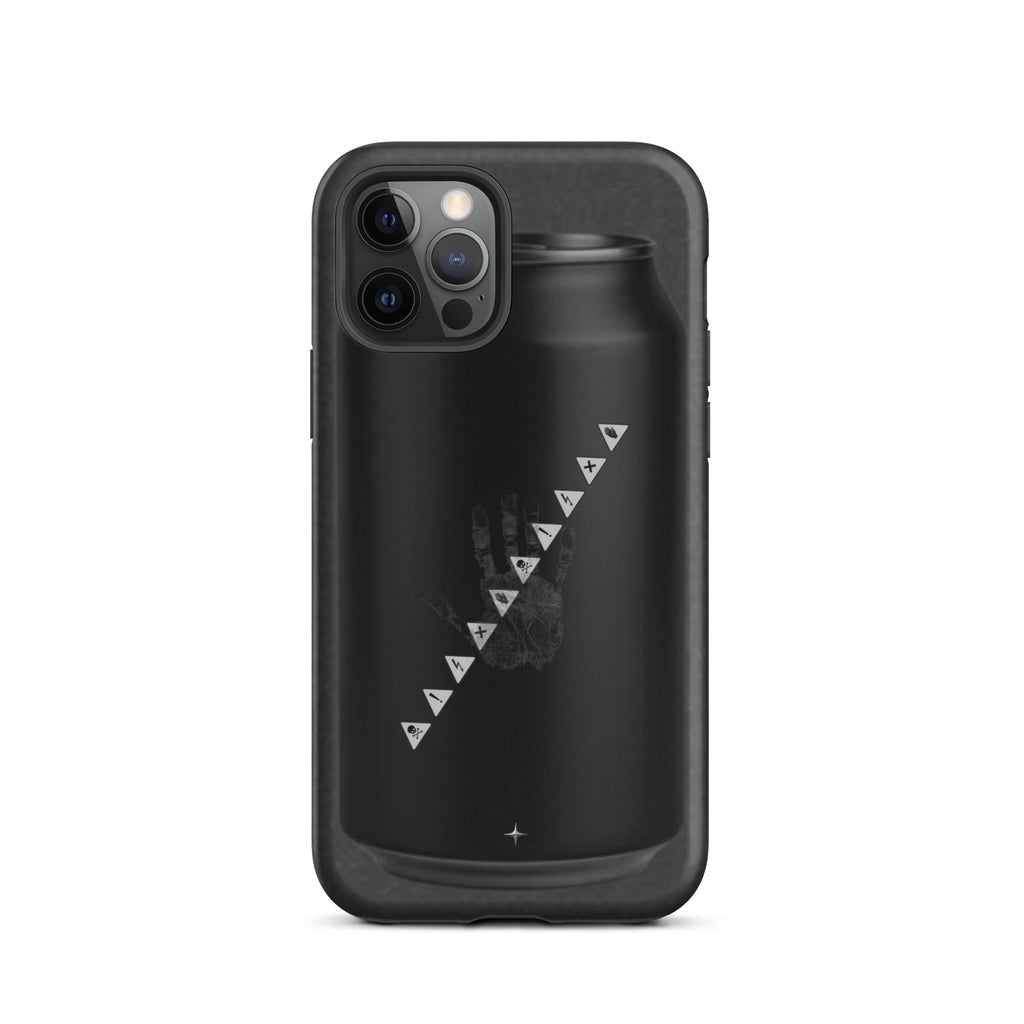 No Signal black tough iphone case 12 pro anti social streetwear aesthetic minimal dark design case
