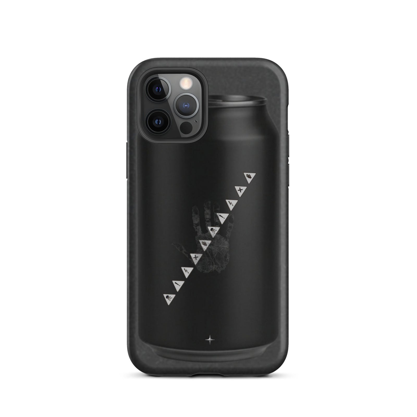 No Signal black tough iphone case 12 pro anti social streetwear aesthetic minimal dark design case