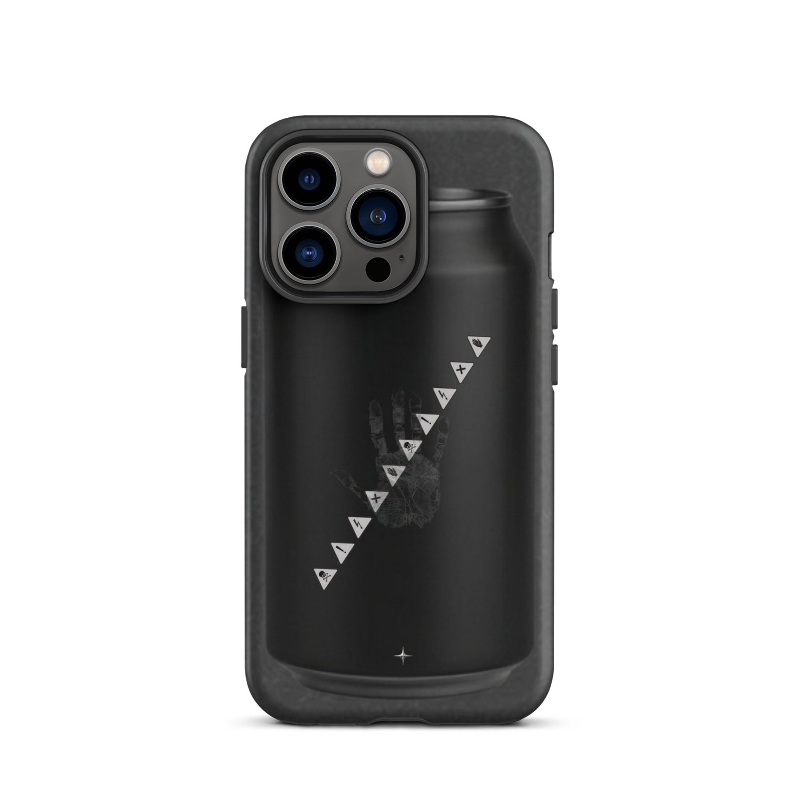 No Signal black tough iphone case 13 pro anti social streetwear aesthetic minimal dark design case