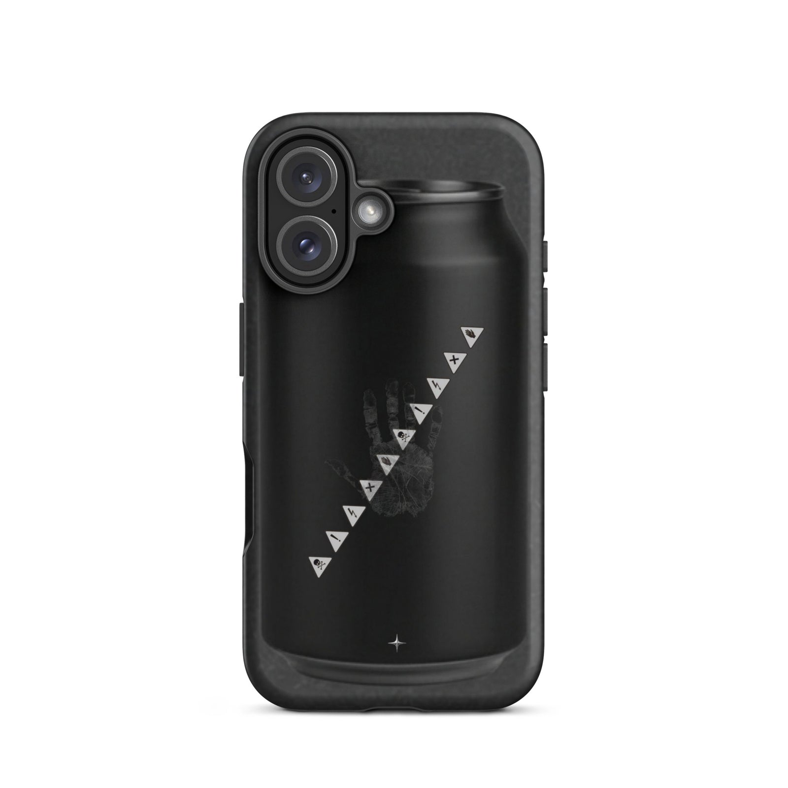 No Signal black tough iphone case 16 anti social streetwear aesthetic minimal dark design case