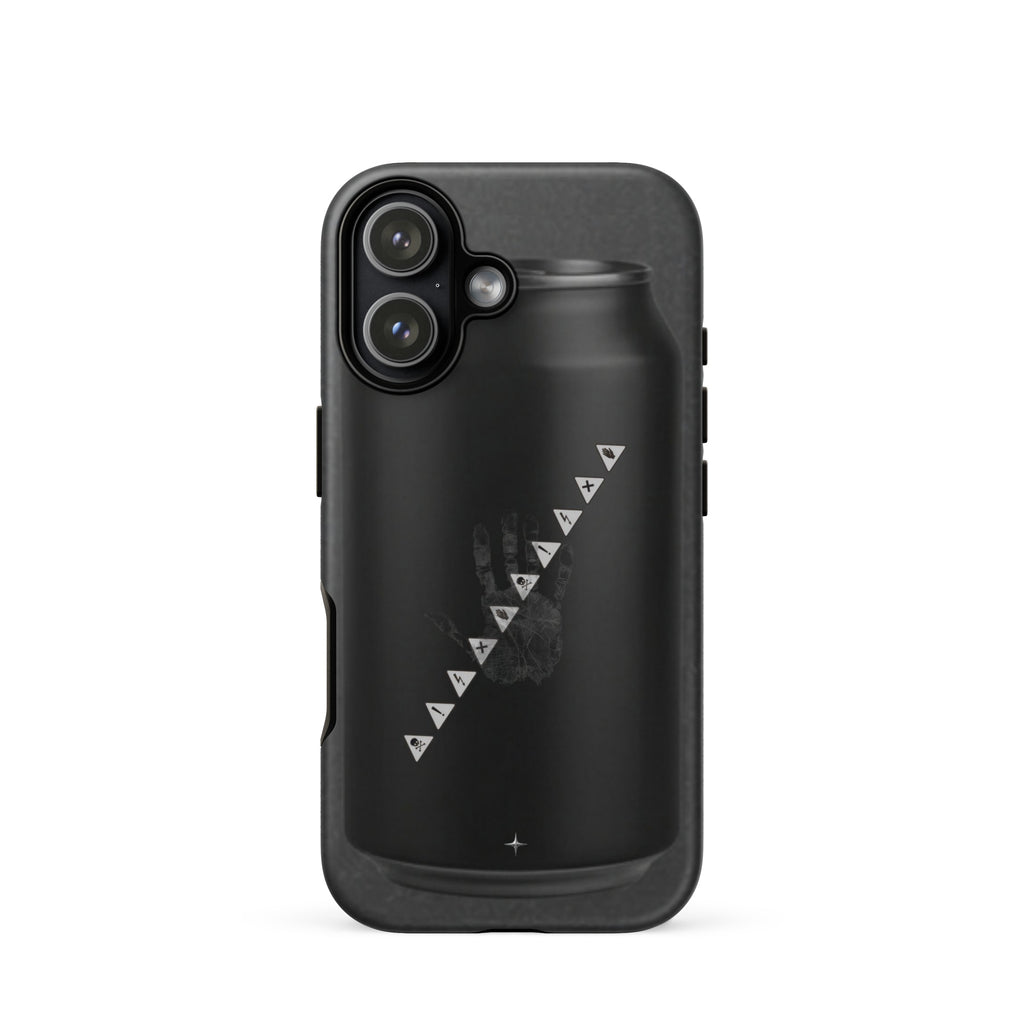 No Signal black tough iphone case 17 anti social streetwear aesthetic minimal dark design case