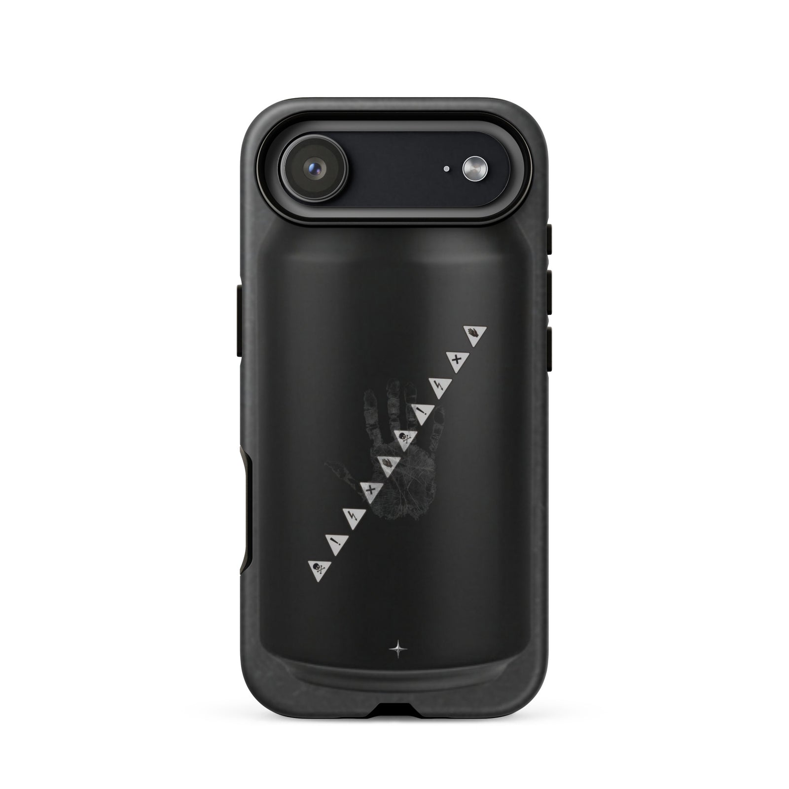 No Signal black tough iphone case 17 air anti social streetwear aesthetic minimal dark design case