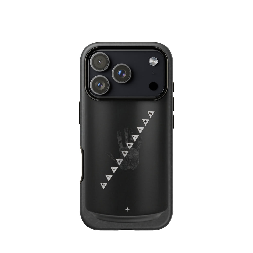 No Signal black tough iphone case 17 pro anti social streetwear aesthetic minimal dark design case