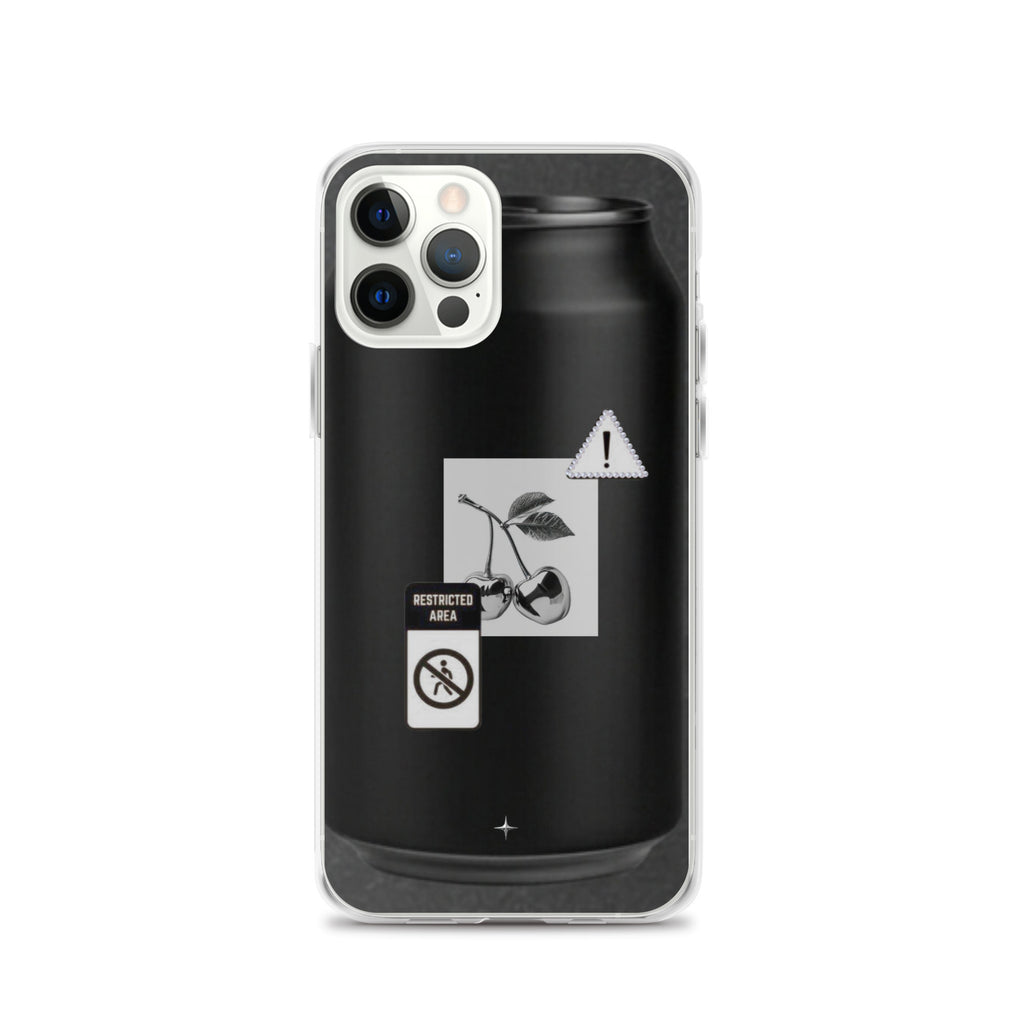 No System black clear iphone case 12 pro anti system streetwear minimal dark aesthetic case