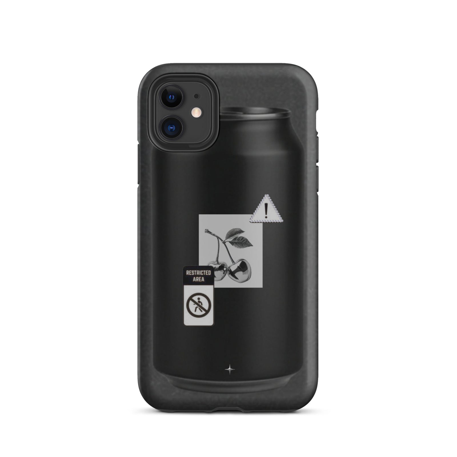No System black tough iphone case 11 anti system streetwear minimal dark aesthetic case
