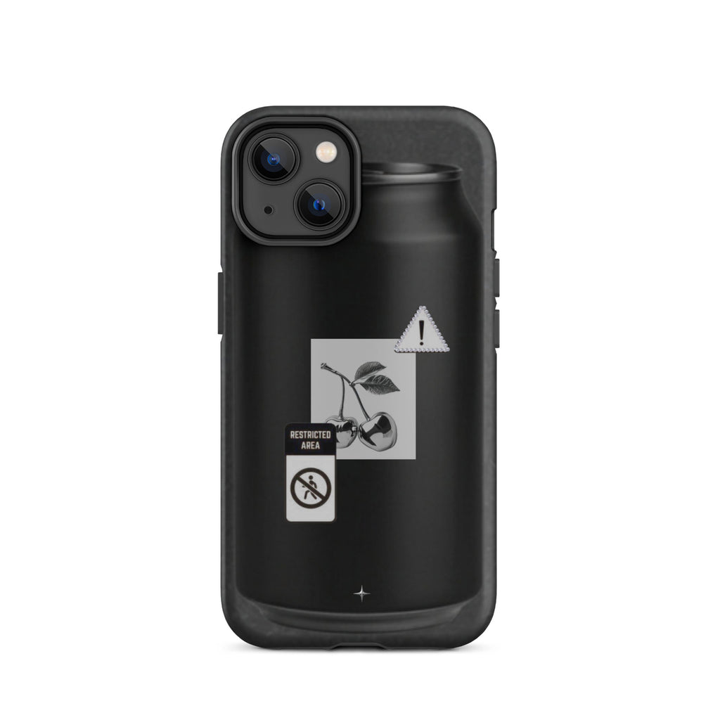 No System black tough iphone case 14 anti system streetwear minimal dark aesthetic case