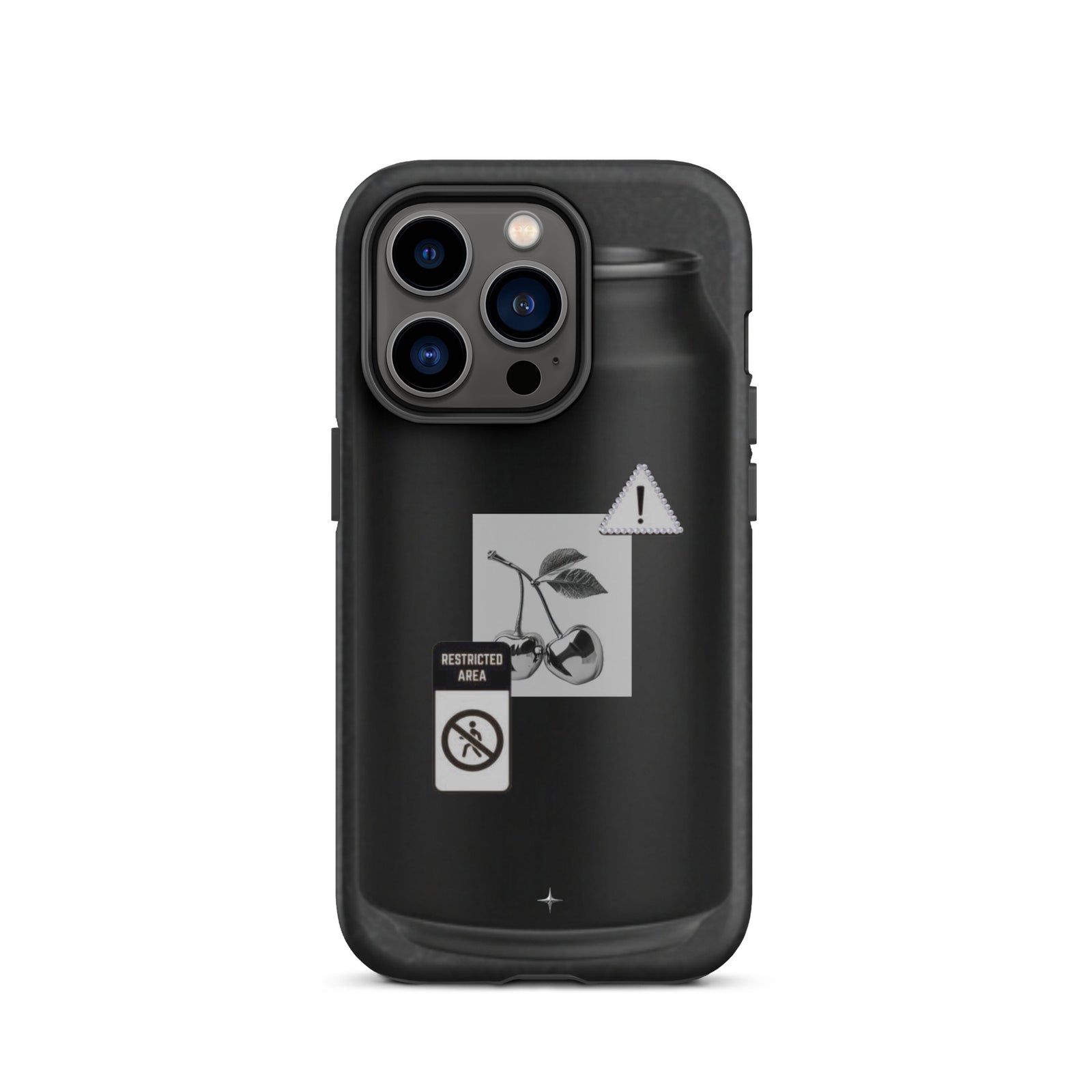 No System black tough iphone case 14 pro anti system streetwear minimal dark aesthetic case