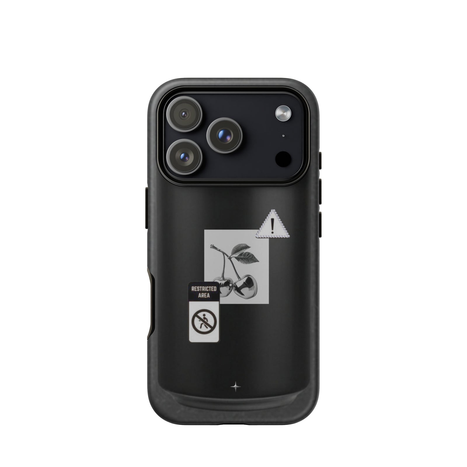 No System black tough iphone case 17 pro anti system streetwear minimal dark aesthetic special gift