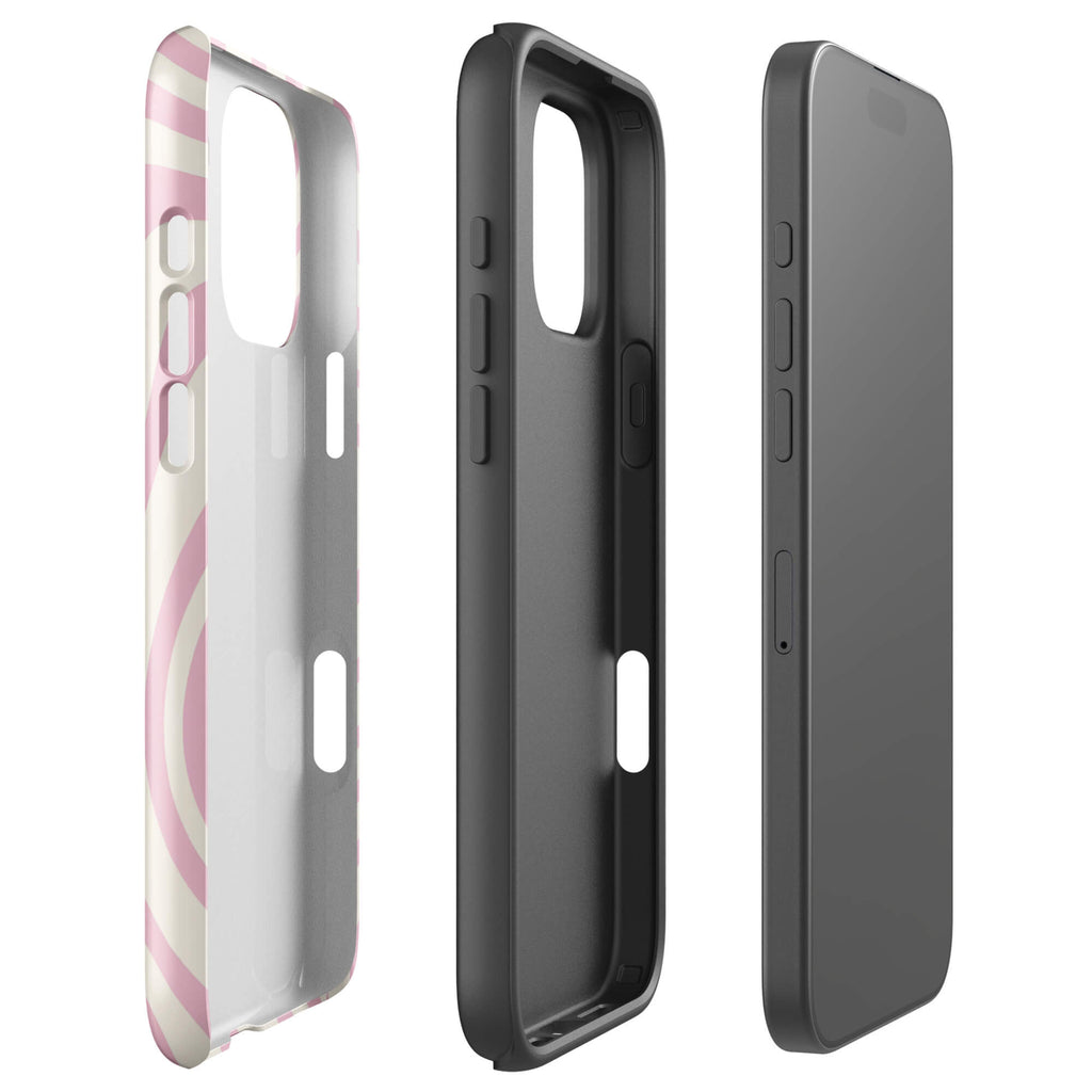 Custom sweet candy iphone case 16 pro max dual-layer shockproof protection.