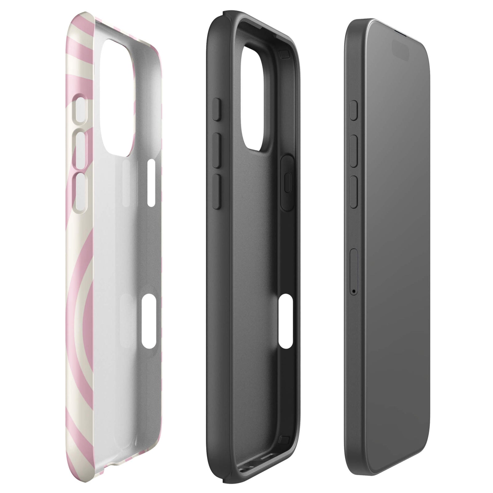 Custom sweet candy iphone case 16 pro max dual-layer shockproof protection.