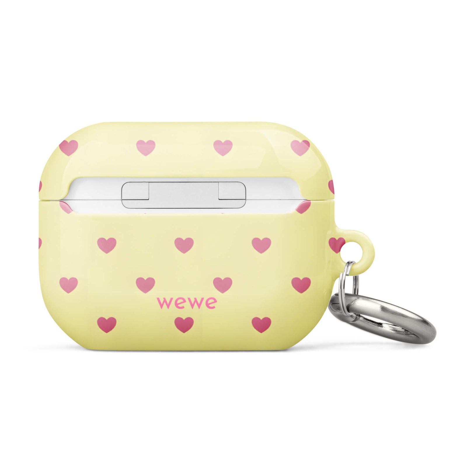 Custom cream yellow polka dot AirPods case pro gen2 cheerful gift.