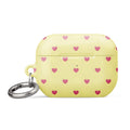 Custom cream yellow polka dot AirPods case pro gen2 cheerful gift.