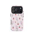 Custom Cherry Blossom Picnic iphone case 17 pro cheerful design.
