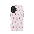 Custom bright floral iphone case 17 cheerful design.