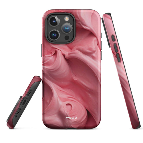 Custom berry sorbet iphone case 16 pro max soft and warm design.