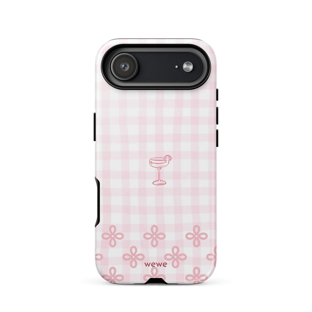 Custom baby pink lace iphone case 17  air romantic aesthetic.