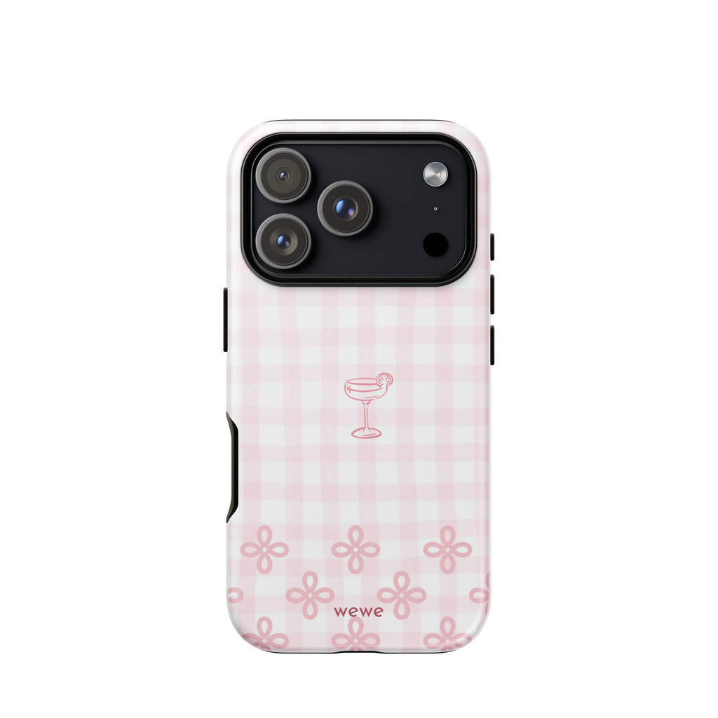Custom baby pink lace iphone case 17   pro romantic aesthetic.
