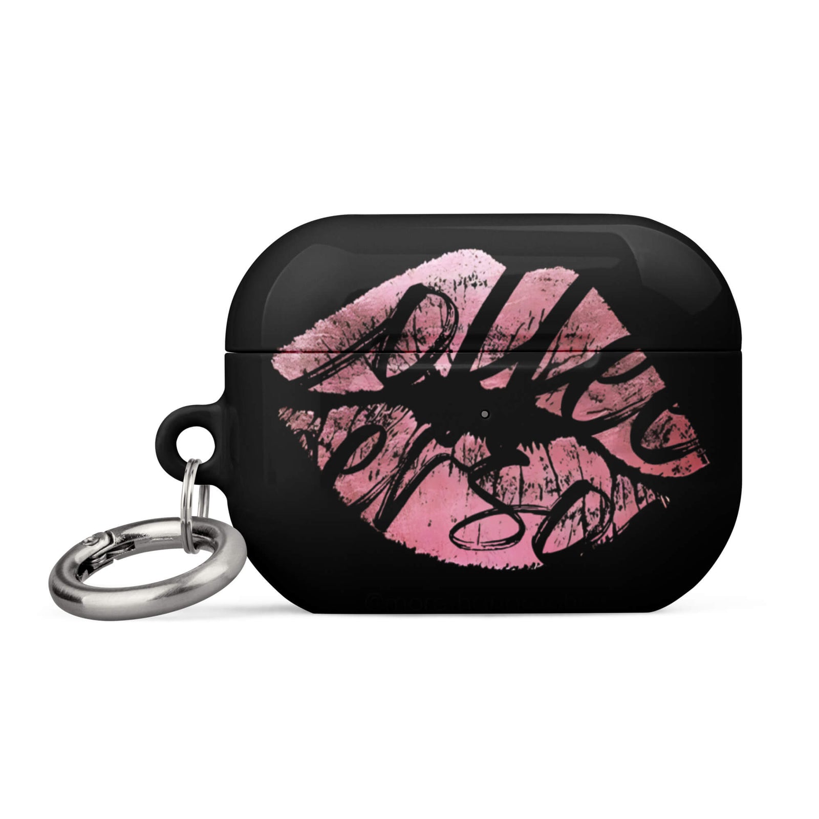 Custom limited kiss AirPods case pro gen2 minimalist romantic style.