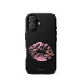 Custom limited kiss iPhone case 17 minimalist romantic style.