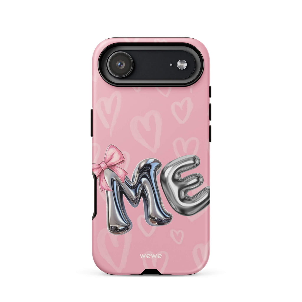 Custom bubblegum pink iPhone case 17 air fun design.