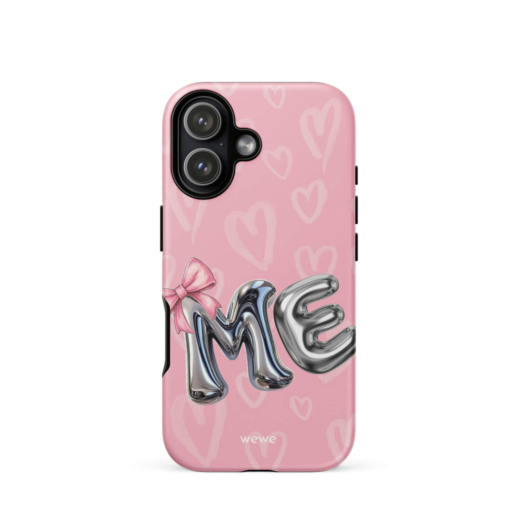 Custom bubblegum pink iPhone case 17 fun design.