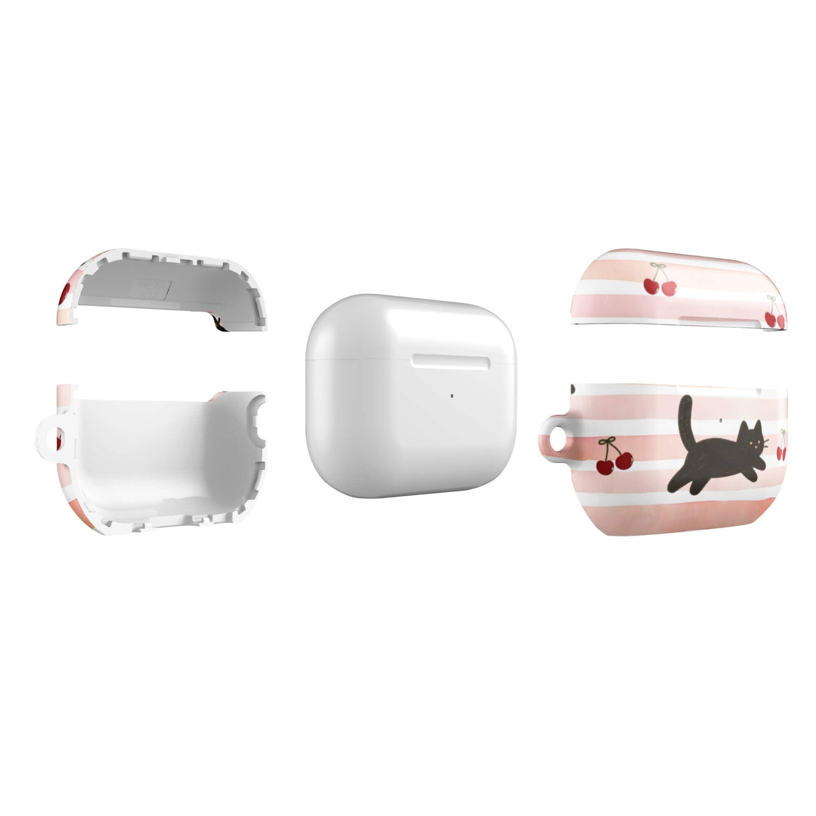 Custom baby cat airpods case pro gen2 slim protective.