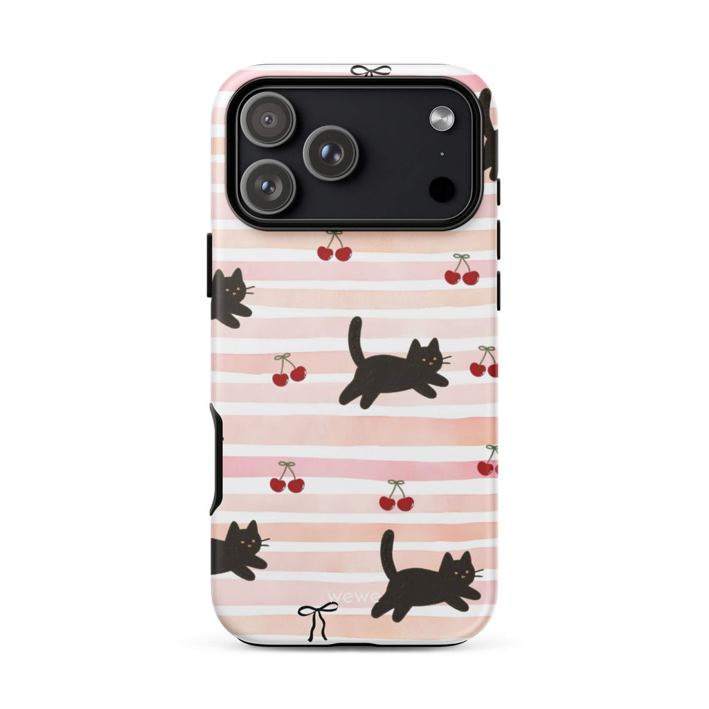 Custom baby cat iphone case 17 pro max adorable gift.