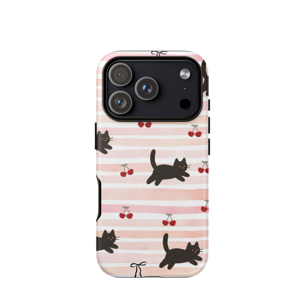 Custom baby cat iphone case 17 pro adorable gift.