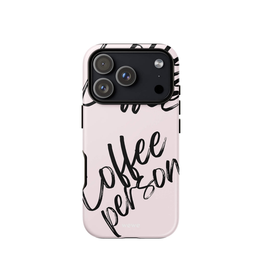 Custom pink smiley face iphone case 17 pro cute design.