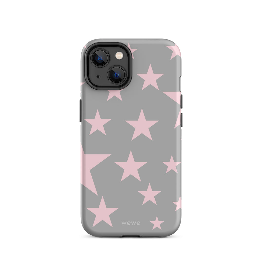 Cute Pink Star iPhone Case Soft Girl trendy phone case
